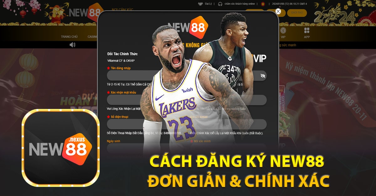 Cách đăng ký New88 đơn giản & chính xác