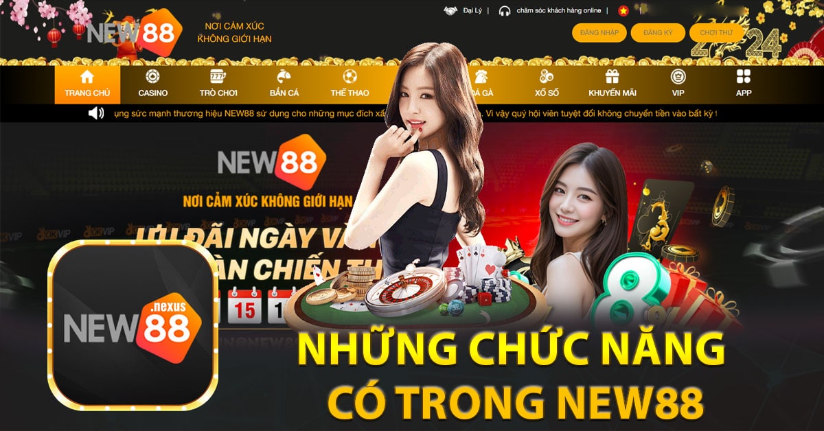 Những chức năng có trong nhà cái