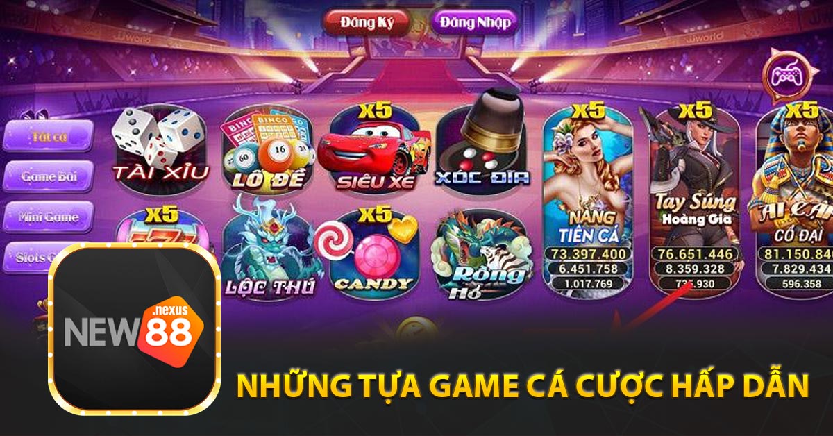 Những Tựa Game Cá Cược Hấp Dẫn